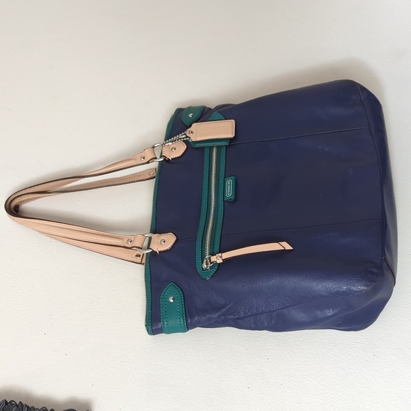 DAISY SPECTATOR LEATHER EMMA TOTE (COACH F23922) - Picture 3 of 13